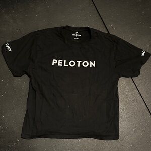 Peloton Black century 100 Short Sleeve Tee